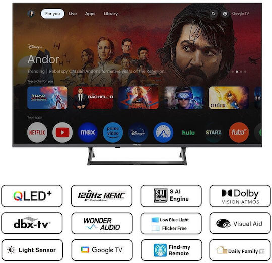 Metz Smart Fernseher 43" 4K UHD QLED 43MQF7500Z HDR (2025)