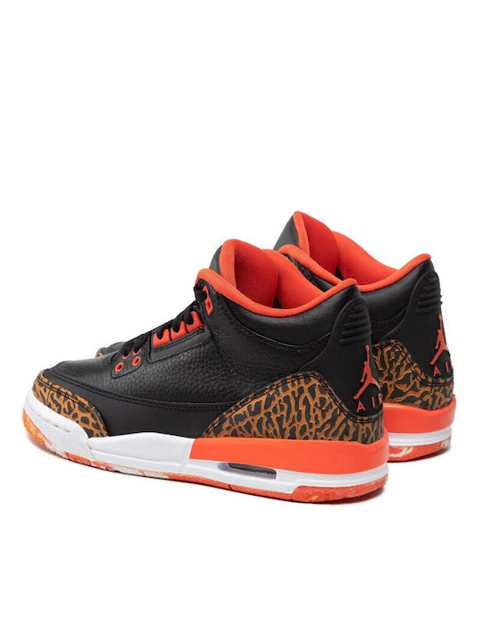 Air 3 Retro Încălțăminte sport Inalta pentru copii Alb / Portocaliu / Kumquat