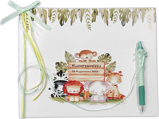 Day4you Guest Book with Animals Subject