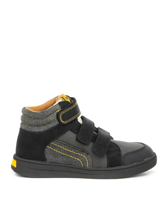 Kids Sneakers High with Scratch Black