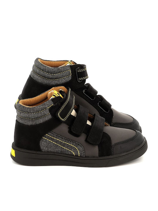 Kids Sneakers High with Scratch Black