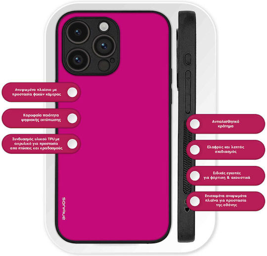 Sonique Colorbloc Series Case Motorola Motorola Razr 50 Ultra Magenta