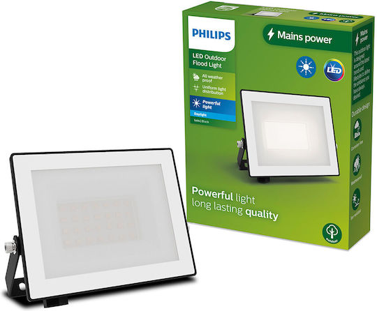 Philips Στεγανός Προβολέας LED 20W Ψυχρό Λευκό 5000K IP65