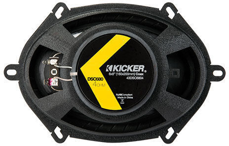 Kicker DS Series Σετ Ηχεία Αυτοκινήτου Ομοαξονικά 6x8" με 50W RMS (2 Δρόμων)