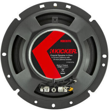 Kicker KSC670 Σετ Ηχεία Αυτοκινήτου 6.75" με 100W RMS (2 Δρόμων)