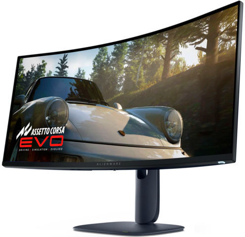 Dell Alienware AW3425DW Ultrawide QD-OLED HDR Curved Gaming Monitor 34.2" QHD 3440x1440 240Hz with Response Time 0.03ms GTG