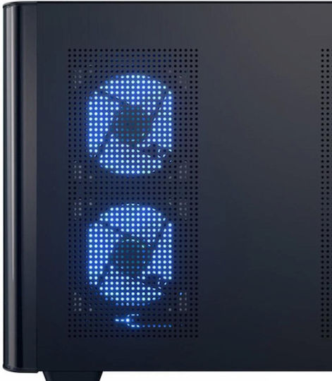 Aerocool P300C Gaming Mini Tower Computer Case with Side Window and ARGB Lighting Black
