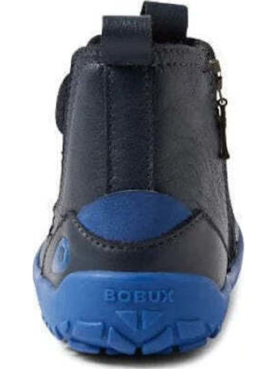 Iwalk Ανατομικά Δερμάτινα Παιδικά Μποτάκια Navy Μπλε