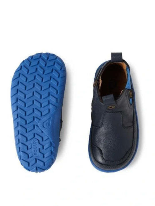 Iwalk Ανατομικά Δερμάτινα Παιδικά Μποτάκια Navy Μπλε