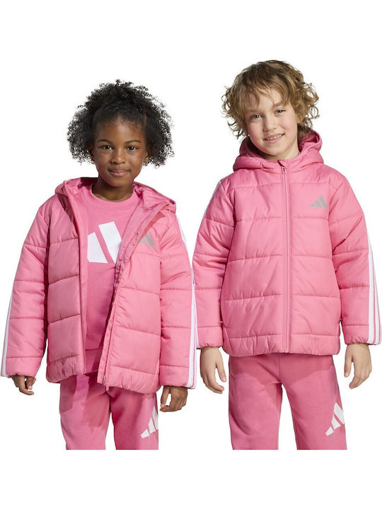 Kids' Sports Jacket with Hood Pink