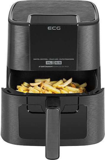 ECG Crunchy Friteuză cu aer 5.5lt Gri