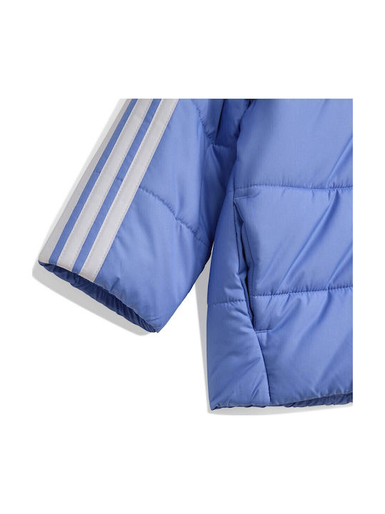 Kids Sports Short Jacket with Hood Blue
