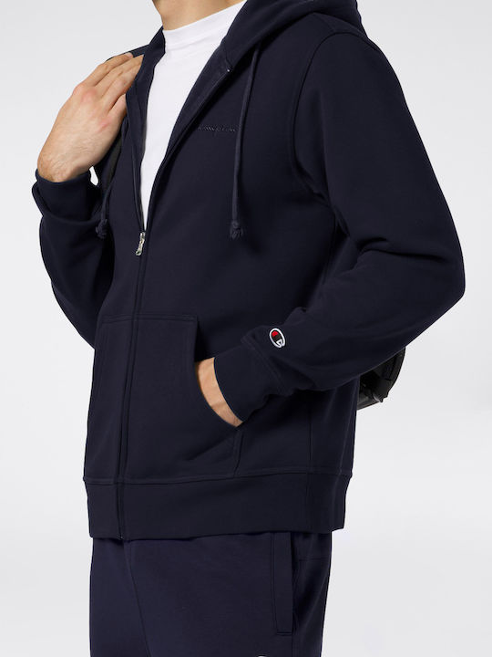 Sweatshirt with Hood Navy