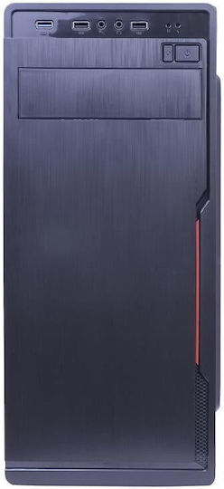 Inter-Tech K-03 Midi Tower Κουτί Υπολογιστή Μπλε