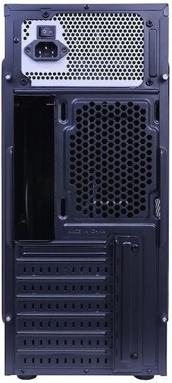 Inter-Tech K-03 Midi Tower Κουτί Υπολογιστή Μπλε