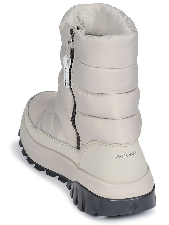 Snowtrot Γυναικεία Μποτάκια με Πλατφόρμα Μπεζ