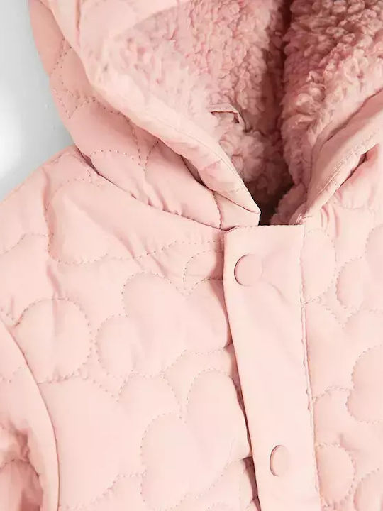 Cool Club Baby Bodysuit for Going Out Long-Sleeved Pink
