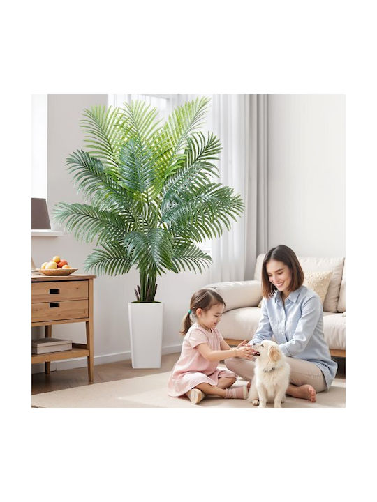 Vevor 1829 Mm Artificial Areca Palm Tree Faux Plant In Pot Home Office