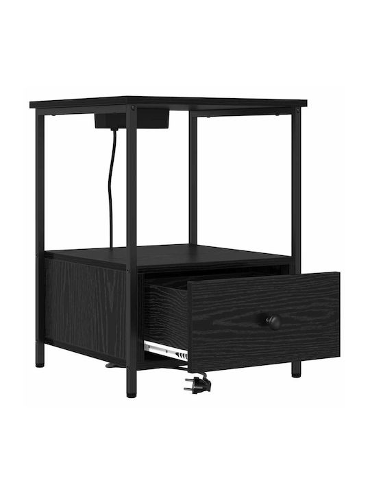 Nachttisch Black oak 42x41x56cm