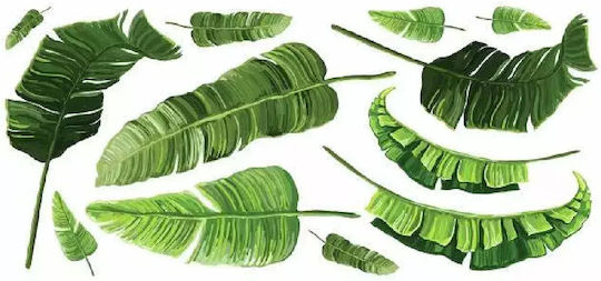 Dekorativer Aufkleber Wand Banana Leaf 12Stück RoomMates Decor