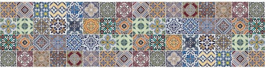 Διακοσμητικό Αυτοκόλλητο Τοίχου Azulejos Multi 1τμχ 180x45εκ. Ango
