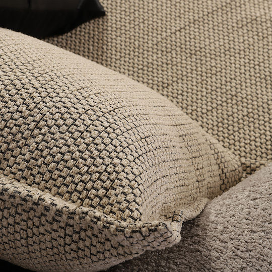 Nef-Nef Homeware Μαξιλάρι Καναπέ Brooklyn 25 Ecru 50x50εκ.