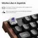 Keychron K10 HE Fără fir Efect Hall Gaming Tastatură cu Magnetic comutatoare și iluminare RGB (Engleză US) Alb