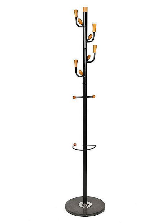 Fylliana Καλόγερος Μεταλλικός Ασημί 35x35x175cm