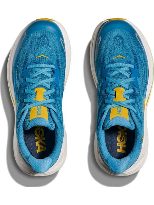 Clifton 10 Kids Sports Shoes Running with Laces Blue