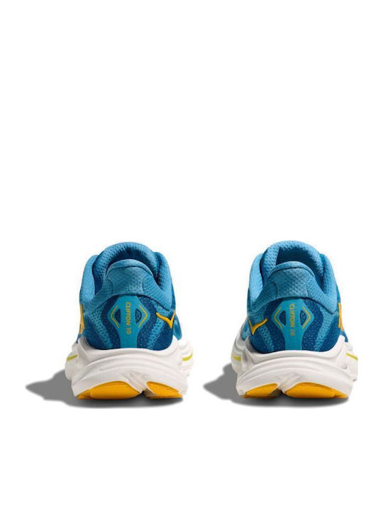 Clifton 10 Kids Sports Shoes Running with Laces Blue