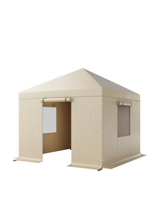 Vevor Беседка Градина Бежов 3.05x3.05м