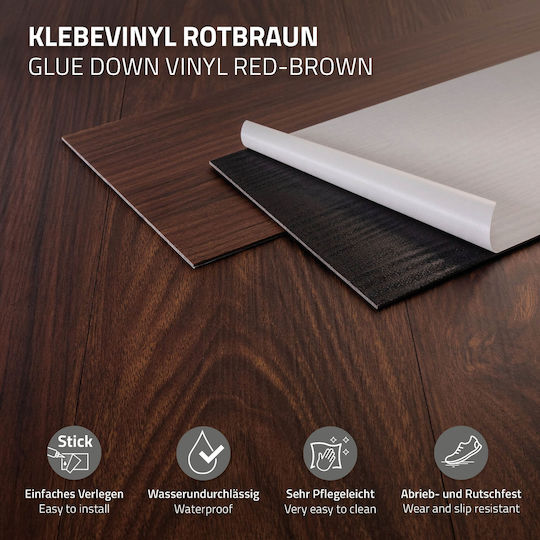 Dekorativer Aufkleber Boden 16Stück ML-Design