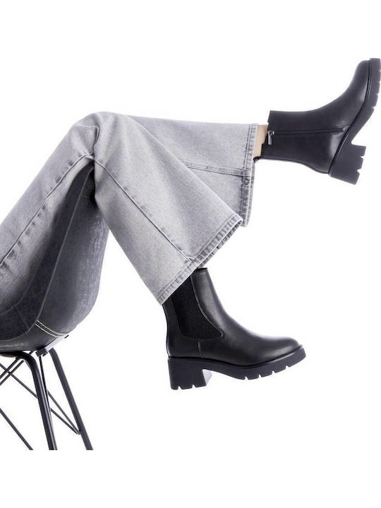 Stiefeletten Damen Schwarz