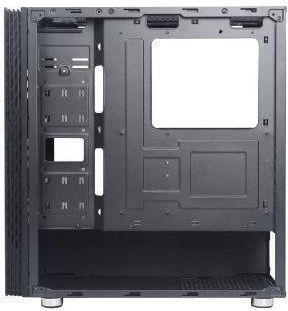 Segotep Fenix NF Gaming Midi-Turm Computergehäuse mit Seitenfenster Schwarz