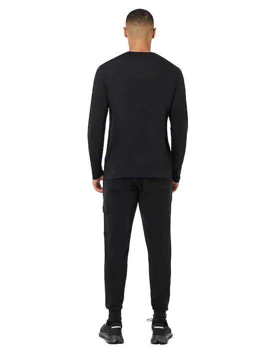 Langarm-Pullover Schwarz