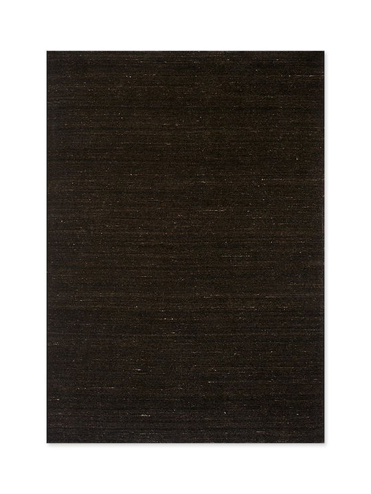 Tapicap Wool Sand Natural Brown-Black Χειροποίητο Μάλλινο 140x200cm Μπεζ