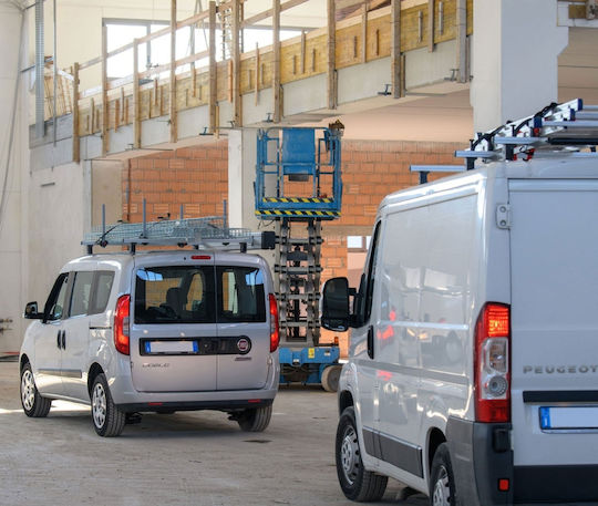 Menabo Bare de Acoperiș Aluminiu Professional 140cm. pentru Peugeot Expert 2016+ (Set cu picioare)