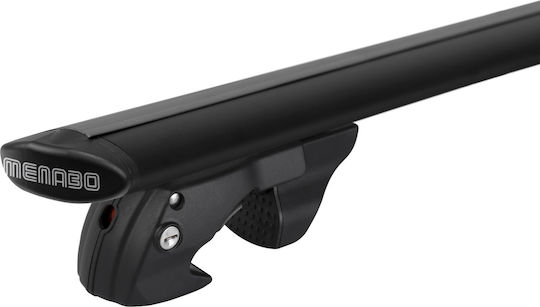 Menabo 135cm. 2012+ (with Roof Rack Legs) Black