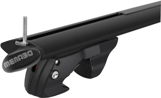 Menabo 135cm. 2012+ (with Roof Rack Legs) Black
