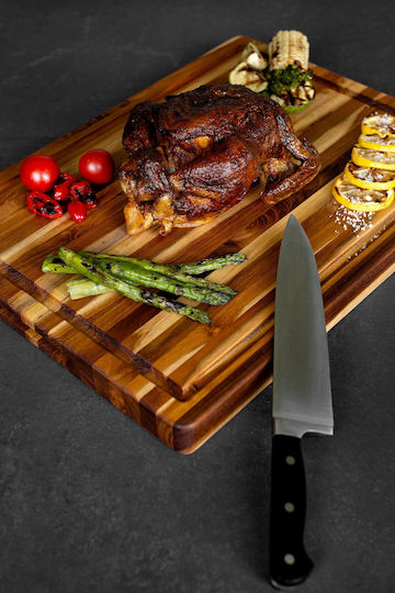 Teak Wonder Επιφάνεια Κοπής Ξύλινη 51x38cm