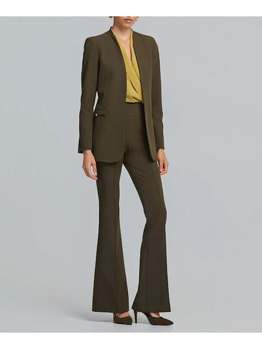 Damen Khaki Set mit Hose