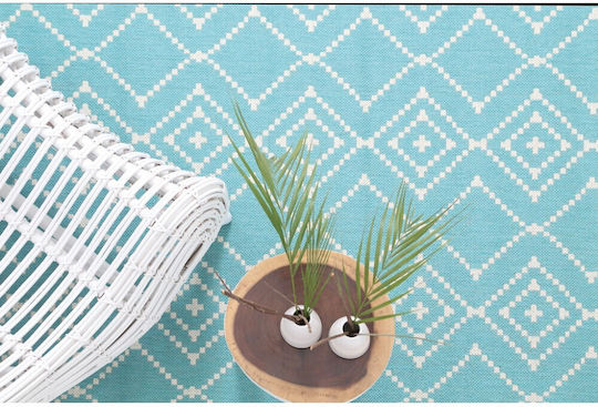 Royal Carpet Flox 47 Χαλί Ορθογώνιο Καλοκαιρινό Ψάθινο Light Blue 140x200cm