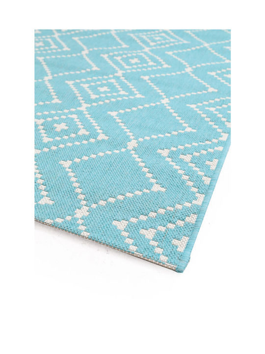Royal Carpet Flox 47 Teppich Rechteckig Sommer Korbweide Light Blue