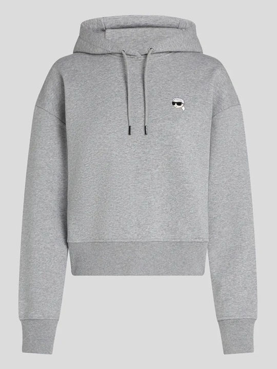 Cropped Women's Sweatshirt Gray
