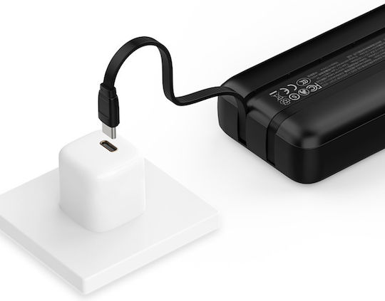 Recci RPB-P67 Power Bank 10000mAh 22.5W Μαύρο