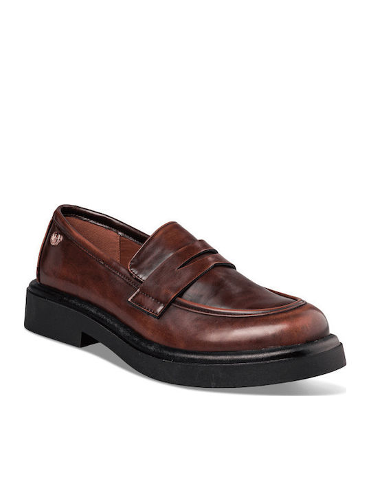 Women's Loafers in Brown Color