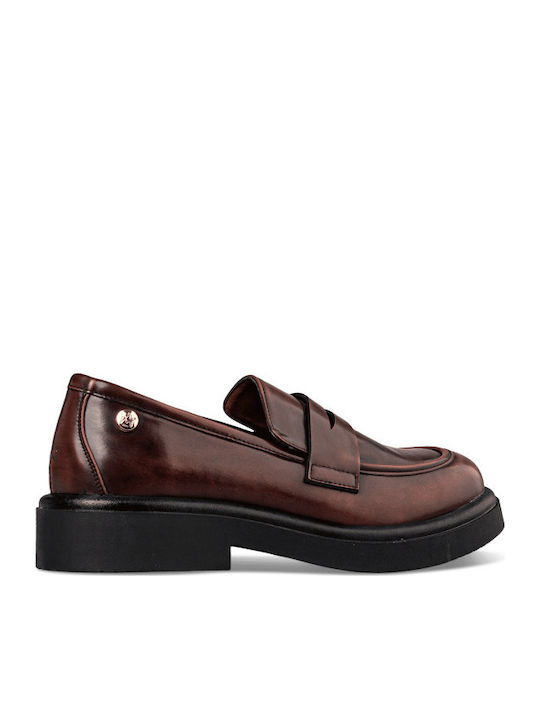 Women's Loafers in Brown Color