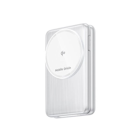 Mobile Origin Ασύρματος Φορτιστής Qi2 Power Delivery Λευκός (PW8)