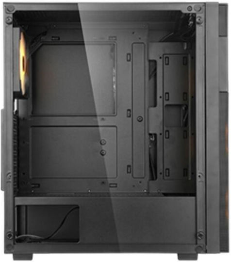 Segotep Axe 5 Gaming Midi-Turm Computergehäuse mit Seitenfenster Schwarz