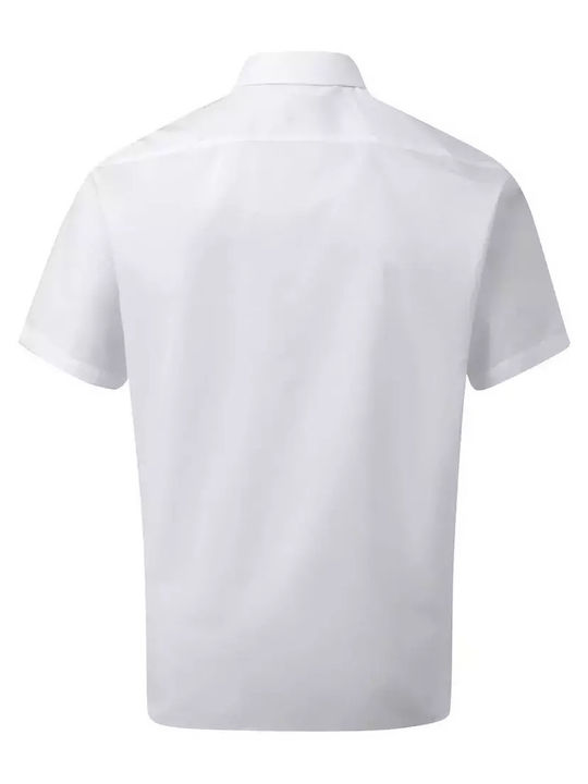 Short Sleeve Shirt in Regular Fit White